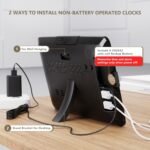 Raynic Digital Clock, 11.5" Large Display Calendar Clock with Day and Date, Indoor Temperature, Adjustable Brightness, Snooze,12/24H, DST for Home, Office, Elderly - Image 7