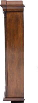 Seiko Gold Tone & Arched Wall Clock with Pendulum and Dual Chimes, 25 x 12.25 x 5 Inch - Image 3