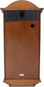 Seiko Gold Tone & Arched Wall Clock with Pendulum and Dual Chimes, 25 x 12.25 x 5 Inch - Image 4