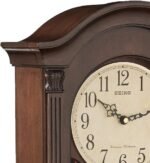Seiko Gold Tone & Arched Wall Clock with Pendulum and Dual Chimes, 25 x 12.25 x 5 Inch - Image 5