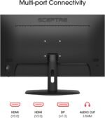 Sceptre New 27-inch Gaming Monitor 100Hz 1ms DisplayPort HDMI x2 100% sRGB AMD FreeSync Build-in Speakers, Eye Care Frameless Machine Black 2025 (E275W-FW100T) - Image 5
