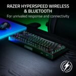 Razer BlackWidow V4 TKL HyperSpeed Wireless Hot Swappable Gaming Keyboard: Orange Tactile Switches - Wireless & Bluetooth - Multi-Function Roller & Control Buttons - Chroma RGB - Long Battery Life - Image 3