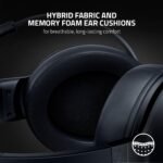 Razer Kraken V3 X Wired USB Gaming Headset: Lightweight Build - Triforce 40mm Drivers - HyperClear Cardioid Mic - 7.1 Surround Sound - Chroma RGB Lighting - Black - Image 6