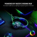 Razer Kraken V3 X Wired USB Gaming Headset: Lightweight Build - Triforce 40mm Drivers - HyperClear Cardioid Mic - 7.1 Surround Sound - Chroma RGB Lighting - Black - Image 8