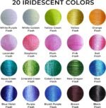 ARTME Iridescent Acrylic Paint Set, 20 Chameleon Colors in 2 oz/60ml Bottles, Color-shifting Acrylic Paint Perfect for Artists, Beginners on Canvas, Rocks, Wood, Fabric, Ceramic - Image 3