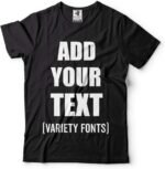 Custom T-Shirt Add Your Text Personalized T Shirt for Men & Women Cotton Tee - Image 4