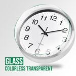 Wall Clock 12 Inch Silver Brushed Finish Silent Non Ticking Indoor Clock Round Battery Operated Stainless Steel Wall Clocks for Home, Office, Hotel, Bedroom, Living Room, Kitchen - Image 6