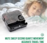 Wall Clock 12 Inch Silver Brushed Finish Silent Non Ticking Indoor Clock Round Battery Operated Stainless Steel Wall Clocks for Home, Office, Hotel, Bedroom, Living Room, Kitchen - Image 9