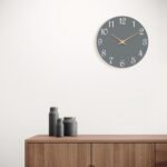 Wall Clock 14 Inch, Modern Wall Clocks Battery Operated, Silent Non Ticking Clock Decorative for Living Room, Office, Home, School (Gray) - Image 6