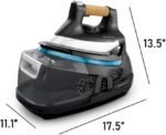 Rowenta, Iron, Ultimate Steam Pro Stainless Steel Soleplate Professional Steam Station for Clothes, 1800 Watts, 1.3L Removable Tank, Boiler Technology, Fast Heat Up, Black Clothes Iron, DG8668 - Image 10
