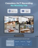 REOLINK 4K Security Camera System, RLK16-800B8 8pcs H.265 PoE Wired with Person Vehicle Detection, 8MP/4K 16CH NVR with 4TB HDD for 24-7 Recording - Image 7