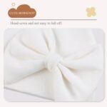 Bamery Newborn Baby Girl Hat Cotton Baby Bow Beanie Preemie Hats Spring Infant Hats for Girls 0-12 Months - Image 4