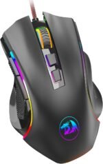 Redragon M602 Gaming Mouse, Ergonomic RGB Gaming Mouse Wired with 7200 Adjustable DPI, 9 Programmable Buttons, Professional Software for Gamer Office [Black] - Image 10