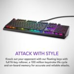 Alienware Low-Profile RGB Gaming Keyboard AW510K, AlienFx Per Key RGB LED Color Backlighting, Media CONTROLS & USB Passthrough, Cherry MX Low Profile Red Switches - Image 4