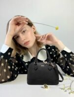 LOVEVOOK Purse for Women Small Crossbody Bags Classic Double Zip Top Handle Dome Satchel Bag - Image 7