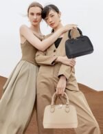 LOVEVOOK Purse for Women Small Crossbody Bags Classic Double Zip Top Handle Dome Satchel Bag - Image 9