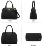 LOVEVOOK Purse for Women Small Crossbody Bags Classic Double Zip Top Handle Dome Satchel Bag - Image 10