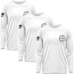 3 Pack Custom Shirts for Men, Long Sleeve Hi Visibility T Shirt Safety Customized Workwear Company Uniform Tops Black - Image 4