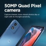 Tracfone, Motorola Moto g Play 2024, 64GB, Prepaid Smartphone, Sapphire Blue, 50MP Camera, Locked - Image 8