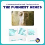 WHAT DO YOU MEME? Family Edition by Relatable, Family Games for Kids 8+, The TikTok Viral, Includes 300 Caption Cards, 108 Photo Cards, Stocking Stuffers Idea for Families - Image 4