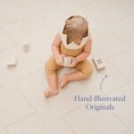 Toddlekind Playmat - Premium Foam Playmat, 4 x 6 feet, 6 Tile Extra Thick Foam Floor Puzzle Mat for Babies/Toddlers Stylish, Non-Toxic, Odorless. Perfect for Tummy Time & Play. 0m+ (Off White) - Image 5