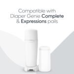 Diaper Genie Essentials Round Refill Pack of 4 | Holds Up to 1280 Newborn Diapers | Features Unscented Continuous Film | Compatible with Diaper Genie Complete and Expressions Pails - Image 5