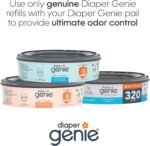 Diaper Genie Essentials Round Refill Pack of 4 | Holds Up to 1280 Newborn Diapers | Features Unscented Continuous Film | Compatible with Diaper Genie Complete and Expressions Pails - Image 8