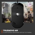 SteelSeries Rival 5 Gaming Mouse with PrismSync RGB Lighting and 9 Programmable Buttons – FPS, MOBA, MMO, Battle Royale – 18,000 CPI TrueMove Air Optical Sensor - Black - Image 5