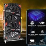 RX 580 8GB Graphics Card, 2048SP,GDDR5,256 Bit Graphics Card for Gaming PC,PCIE 3.0,Twin Freeze Fans Computer Video Card with HDMI/DP/Ports - Image 4