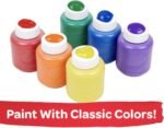 Crayola Washable Kids Paint Set (12ct), Classic and Glitter Paint for Kids, Arts & Crafts Supplies for Classrooms, Toddler Painting Kit, Gifts, Ages 3, 4, 5 [Amazon Exclusive] - Image 4