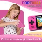 Handheld Game for Kids -Preloaded 220 Retro Video Games, Portable Gaming Player with Rechargeable Battery 3.0" LCD Screen, Mini Arcade Electronic Toy Gifts for Boys Girls (Red) - Image 5