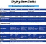 Lab Drying and Heating Oven, Forced Air Laboratory Constant Temperature, 0.5KW Working Environment Temperature: 50-280 ° C, for Research Institution,16L - Image 7