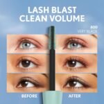 CoverGirl Lash Blast Clean Volume Mascara, Vegan Formula, Volumizing, Smudge-Proof, Very Black, 1 Count - Image 8