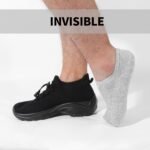 6/10 Pairs Non Slip No Show Socks Womens and Mens Low Cut Invisible Liner Ankle Socks - Image 5