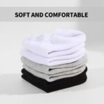 6/10 Pairs Non Slip No Show Socks Womens and Mens Low Cut Invisible Liner Ankle Socks - Image 6