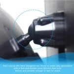 Shynerk Baby Car Mirror, Safety Car Seat Mirror for Rear Facing Infant with Wide Crystal Clear View, Shatterproof, 360° Rotation, Crash Tested and Certified - Image 4