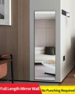 Shatterproof Wall Mirror Full Length for Bedroom, Acrylic Gym Mirrors For Home, Extra Thick: 0.12 inch, 12 x 12 inch x 4 Pcs, Workout Mirrors Safe for Kids, Over The Door, Long Wall Mounted - Image 10