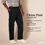Amazon Essentials Mens Classic-Fit Wrinkle-Resistant Flat-Front Chino Pant (Available in Big & Tall) - Image 3