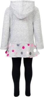 Disney Minnie Mouse Fleece Pullover Crossover Hoodie and Leggings Outfit Set Infant to Big Kid Sizes (12 Months - 14-16) - Image 7