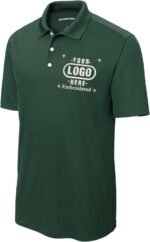 Custom Polo Shirts for Men Custom Embroidered Polo Shirt, Personalized with Text & Logo Black - Image 5