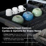 Kenmore Elite 24" Built-in Stainless Steel Tub Dishwasher TurboDry, QuietWash, SmartWash & TurboFlex Third Rack-15 Place Settings-42 DBA, Energy Star Certified, Fingerprint Resistant - Image 4