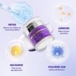 Neck Firming Cream : Skin Tightening Cream Moisturizer Face and Neck Lift Tightening with Hyaluronic Acid & Peptide & Adenosine Korean Skin Care & Advanced Formula 1.7 fl oz - Image 4