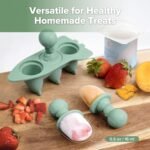 Haakaa Astronaut Ice Pop Mould Set – Mini Silicone Breastmilk Popsicle Molds with Sticks, Anti-Choking Design, Ideal for Baby Teething Relief, Frozen Breastmilk Treat Maker for Infant - Image 6