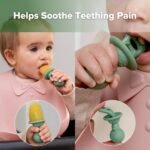 Haakaa Astronaut Ice Pop Mould Set – Mini Silicone Breastmilk Popsicle Molds with Sticks, Anti-Choking Design, Ideal for Baby Teething Relief, Frozen Breastmilk Treat Maker for Infant - Image 7