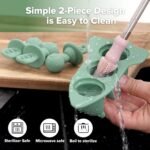 Haakaa Astronaut Ice Pop Mould Set – Mini Silicone Breastmilk Popsicle Molds with Sticks, Anti-Choking Design, Ideal for Baby Teething Relief, Frozen Breastmilk Treat Maker for Infant - Image 9