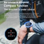 Military Tactical Smart Watch for Men,1.75" Large Crystal Clear HD AMOLED Touchscreen Smartwatches for Android iOS,Fitness Tracker with 110+Sport Modes/Heart Rate/Sleep Monitor (Silver) - Image 5