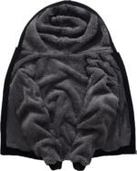 SECOOD Kids Hoodie Fleece Jacket Warm Sherpa Lined Zip Up Hooded Sweatshirt Soft Winter Coat Boys Girls School Outerwear - Image 3