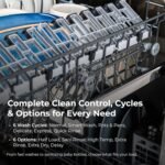 Kenmore 22-14595 24" Built-In Dishwasher - UltraWash, SmartWash, Sanitize Rinse, SmartDry and Leak Detection - 14 Place Settings - 51 DBA - ENERGY STAR Certified - 24" - Stainless Steel - Image 4