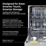 Kenmore 22-14595 24" Built-In Dishwasher - UltraWash, SmartWash, Sanitize Rinse, SmartDry and Leak Detection - 14 Place Settings - 51 DBA - ENERGY STAR Certified - 24" - Stainless Steel - Image 6
