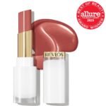 REVLON Super Lustrous Glass Shine Balm, Hydrating Tinted Lipstick, Sheer, Glossy Shiny Finish, 004 Nude Illuminator, 0.11 oz - Image 3
